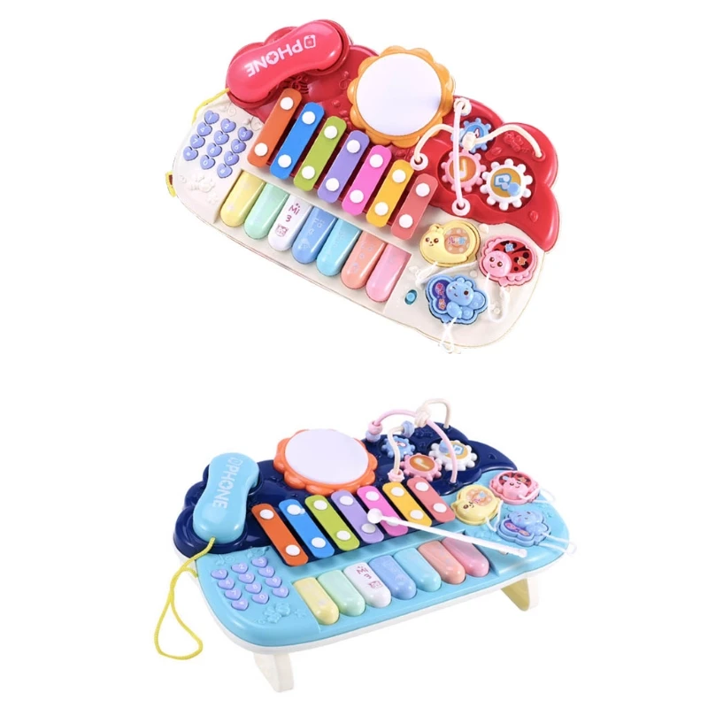 

127D 1 комплект, детская музыкальная игрушка, электрическое наклонное пианино, игрушка для ребенка, интерактивная игрушка с свет