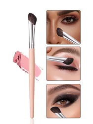 3D Contour & Highlight Brush for Women - Soft Bristle Beauty Tool (Apricot color)