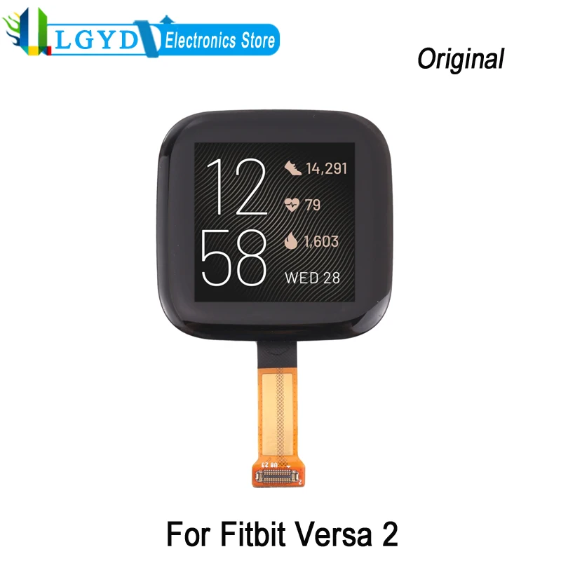 

ЖК-экран AMOLED для умных часов Fitbit Versa 2, дисплей и дигитайзер в полной сборке, запасная часть для ремонта