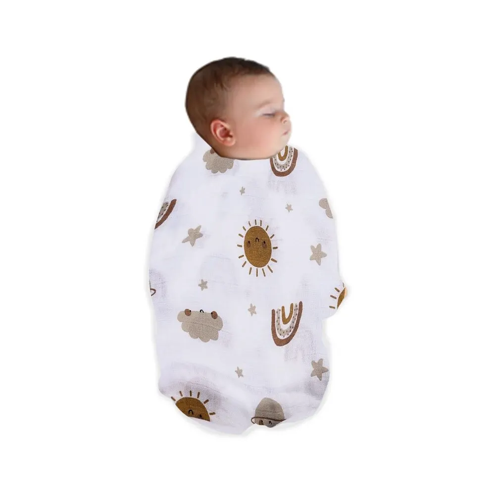 Bamboo Cotton Swaddle Blanket 2