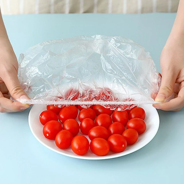 100PCS Disposable Food Storage Cover Bags Bowl Elastic Plate Fresh Keeping  Bag