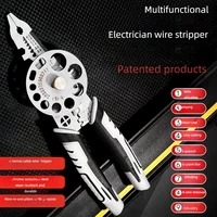 Multifunction turntable wire stripper Cutting Pliers Cable Stripper Cutter For Pressing Pliers Winding Wire Electrician Tools 2