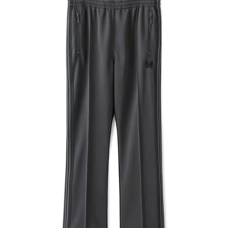 

Tide EEDLES Gray Butterfly Embroidered Athletic Casual Pants Loose Straight Webbing Men's Women's Vintage AWGE Sweatpants