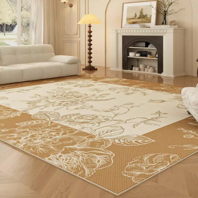 Modern Minimalist Living Room Carpet Large Area Light Luxury Bedroom Rugs Fashion Creative Art Home Decoration Coffee Table Mats