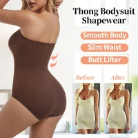 Women's Strapless Jumpsuit Shapewear New Sexy Briefs Bodysuit Butt Lifter Compression Waist Trainer Push Up Backless Shaper - Image 4