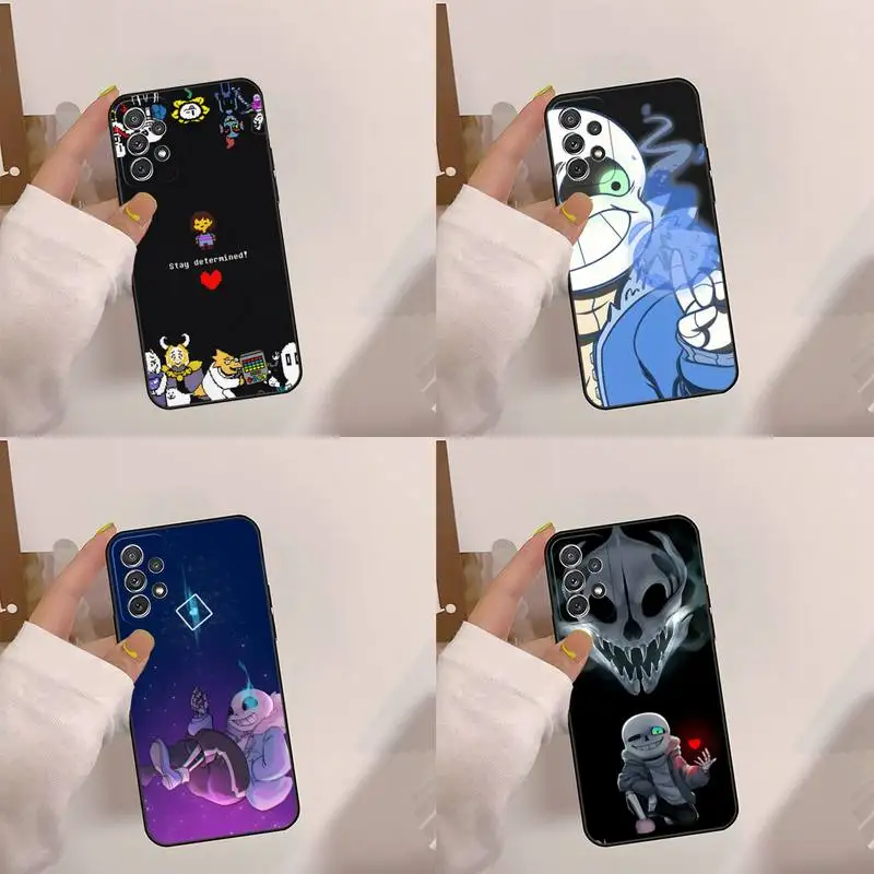 Undertale Sans Doggo Custodia Per Telefono Per Samsung S21 Fe M 30 31 51 S 22 10 11 20 21 5 S6 S6Edge 9 8 7 Ultra Plus 5G Prime