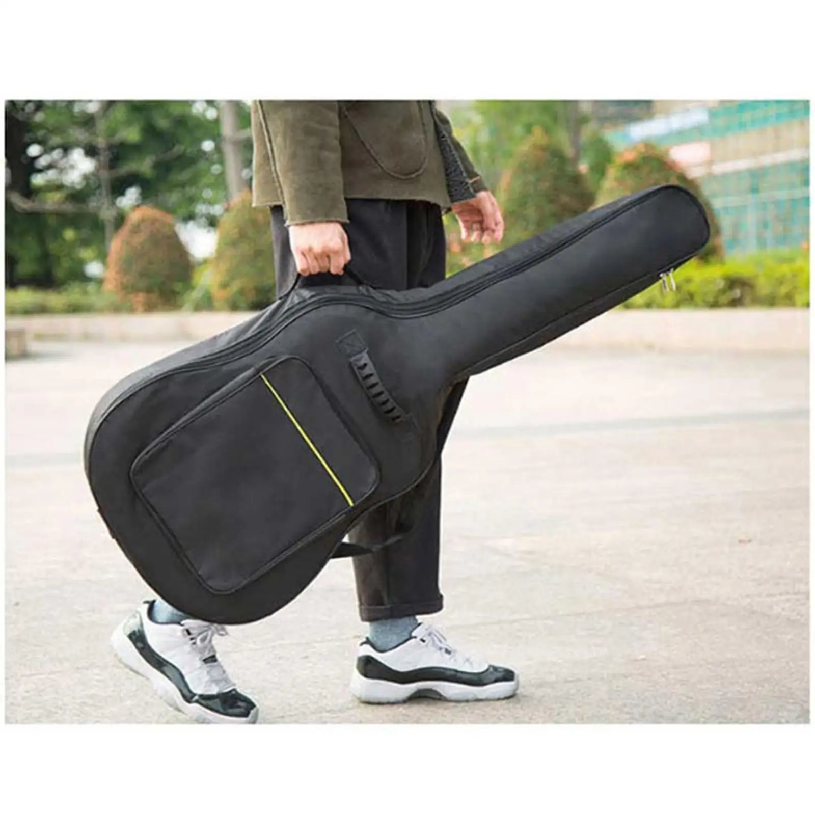 41inch Electric Guitar Bag Padded Electric Guitar Case Padding Adjustable Shoulder Strap Case