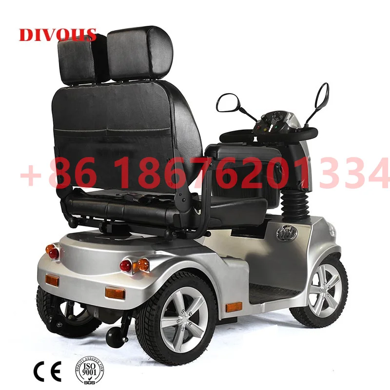 Outdoor 4 Wheels Fashion Elderly Disabled Mobility Scooter Power Electric Scooter wheelchair 3
