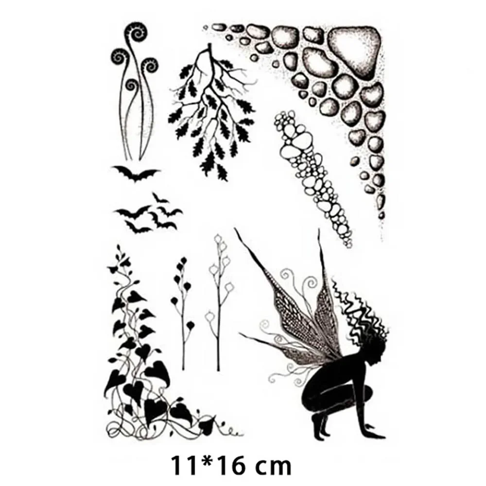 DIY Craft Clear Rubber Stamps s Plants Cat Series for Greeting Card Scrapbooking Photo Album Decor