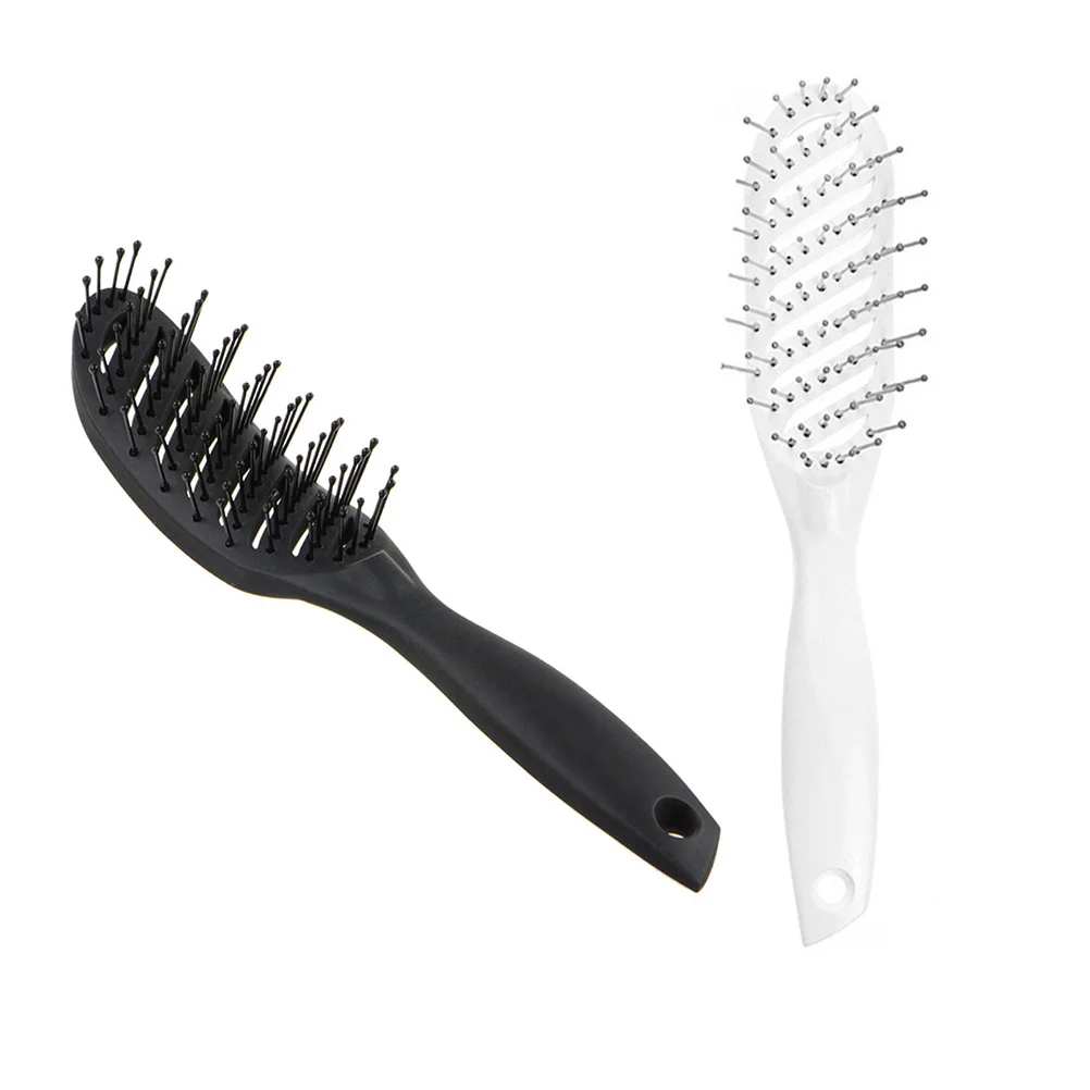 

1Pc Creative Curved Shaped Massage Comb Delicate Plastic Hairdressing Styling Comb for Women Ladies Girls (White)
