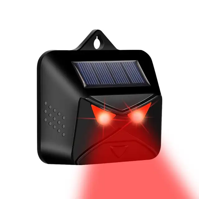 Napelemes Éjszakai Kontroll Könnyű Állati Visszatelepítő Kültéri Vízálló Ragadozó Vörös Szemek Visszatartó Ereje A Skunk Szarvas Prérifarkához