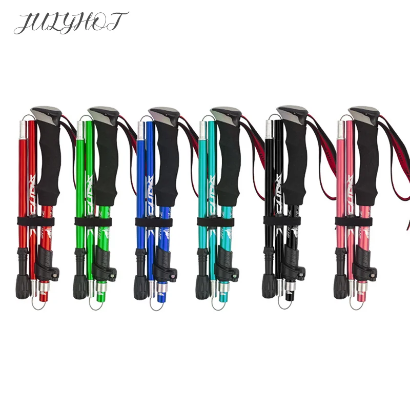 5-Section Outdoor Fold Trekking Pole 2