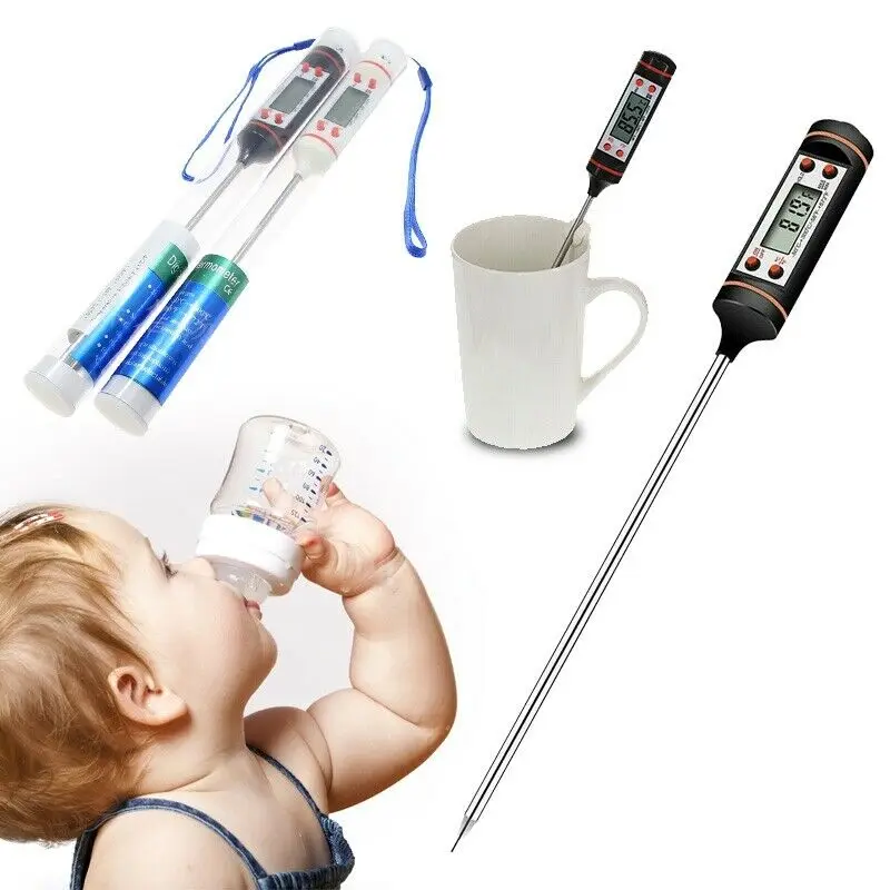 Food Bear Meat Thermometer Baby Milk Temperature Meter Barbecue