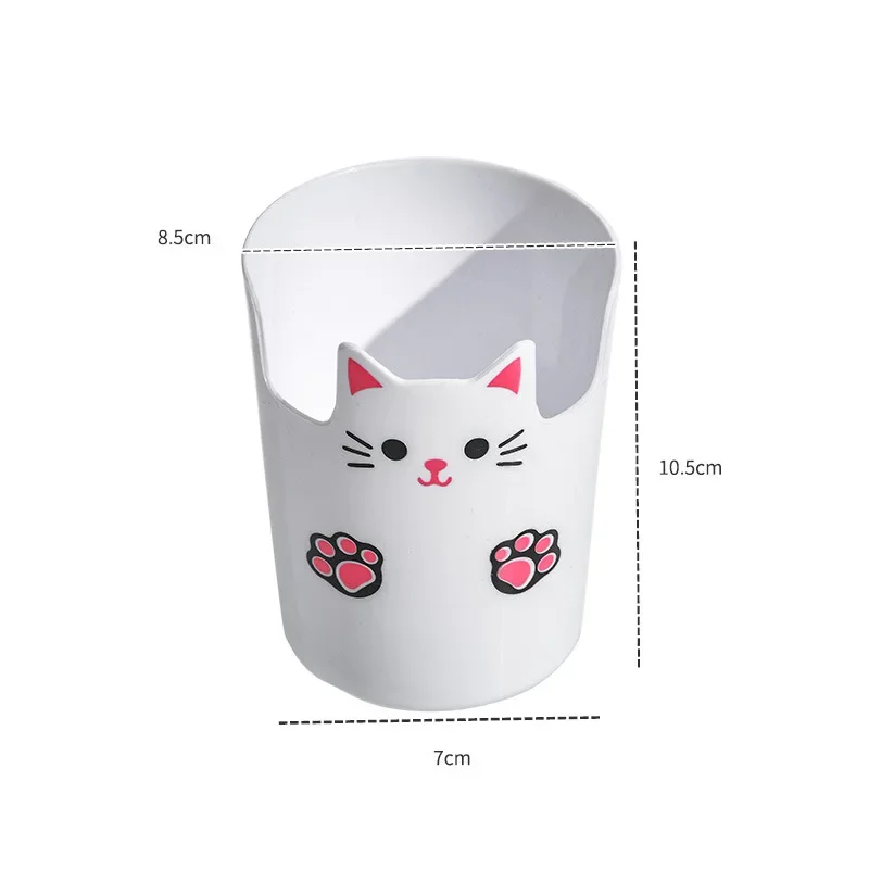 1 Piece Creative Pencil Organizer Student Cute Cartoon Cat Paw Pencil Stationery Phone Holder Lovely Makeup Brush Holder phone holder pen holder desk organizer pen and brush holder brush holder pencil holder tool