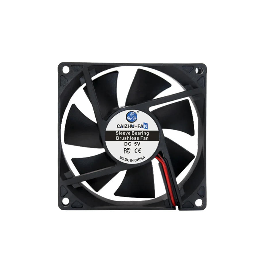 Sleeve Bearing DC5V 12V 24V 80MM CPU Fan 8025 80*80*25MM 8*8*2.5CM Cooling Fan Inverter Fan 2PIN 3110kl 04w b69 12v 0 34a original 80 80 25 axial fan