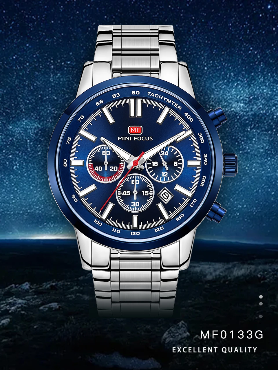 MINI FOCUS quartzhorloge voor heren Waterdicht_voghion.com