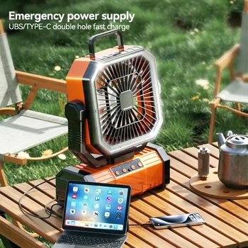 Camping Rechargeable Ceiling Fan 1