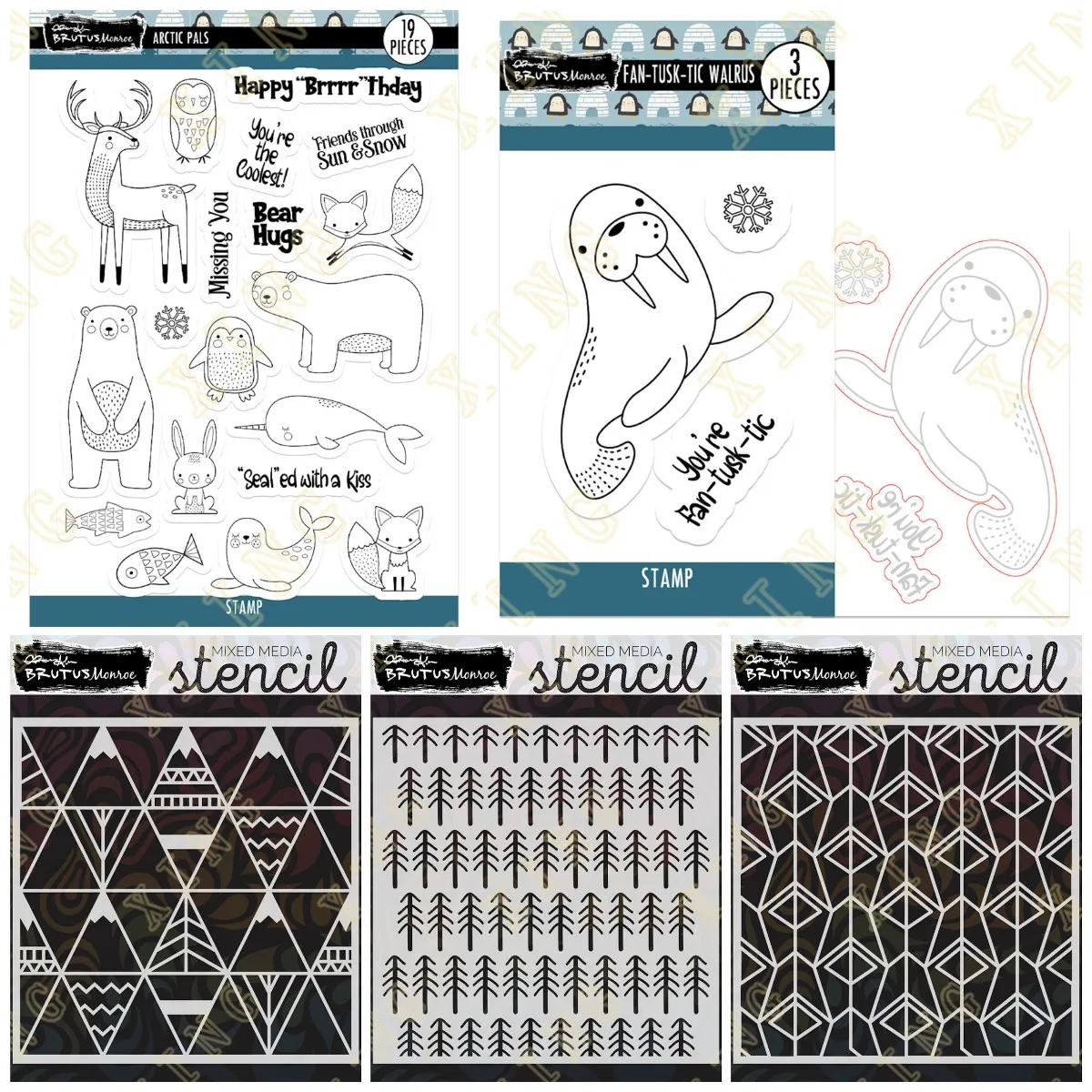 

Fancy Frame Petite Pines Mixed Media Metal Cutting Dies Stamps Stencil Scrapbook Diary Decoration Embossing Template Diy Card