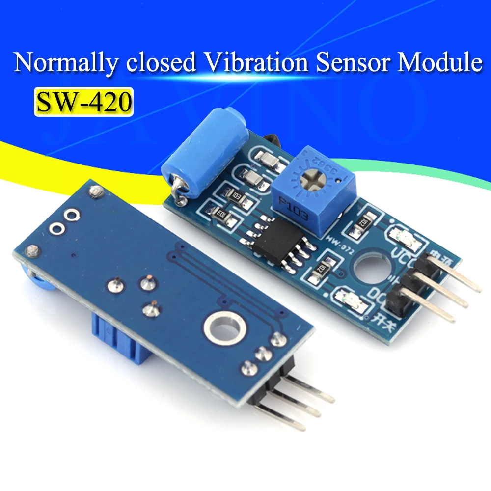 Normally Closed Type Vibration Sensor Module Alarm Sensor Module Vibration Switch SW-420 for arduino