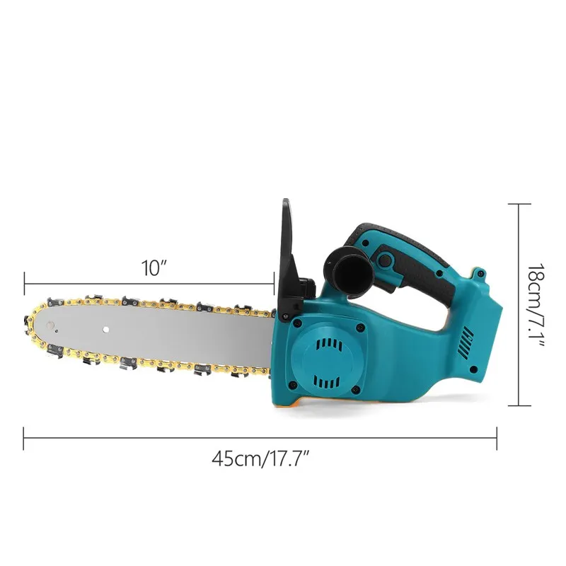 Kapas ZJ8J113 ZEGJAW Cordless Chainsaw, 10-inch Brushless Chain