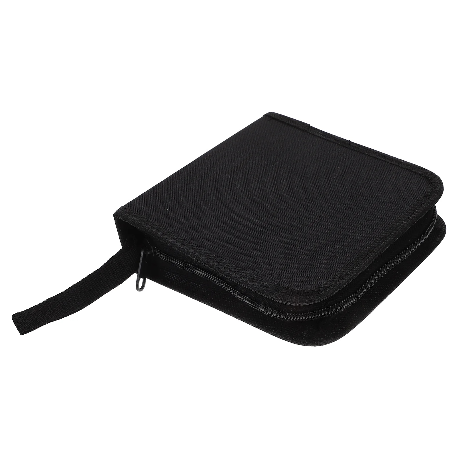 80 Pcs CD Storage Box DVD ganizer Case Holder Hard Disc Bag Compact Car Travel Anti Dust Media Binder Cases Smooth Zipper