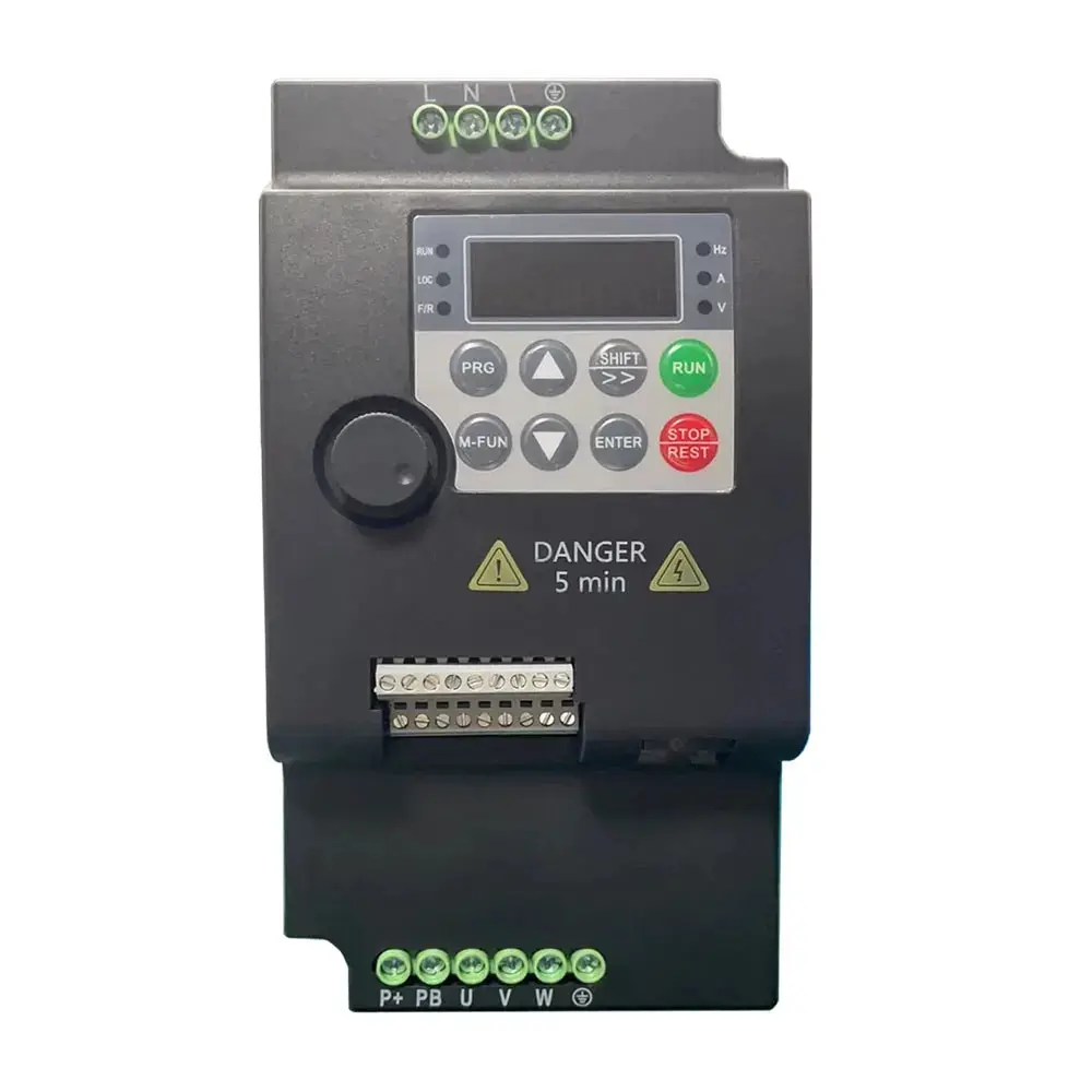 220V/380V VFD 0.75KW 1.5KW 2.2KW 4KW 5.5KW 3 Phase Vector Frequency ...