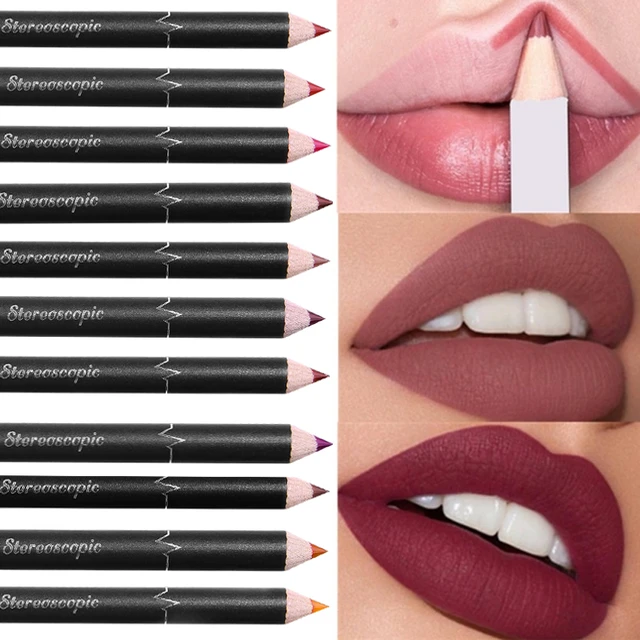 6 pz/set matita per labbra opaca matita per labbra impermeabile a lunga  durata senza marcatura colore nudo mordere labbra trucco matite per labbra  penna per rossetto - AliExpress