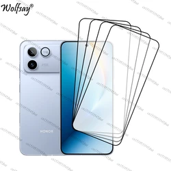 Premium Full Cover Tempered Glass Screen Protector - Dust - Free, 6.83 - inch - Honor Win RT (4 Front Glass)