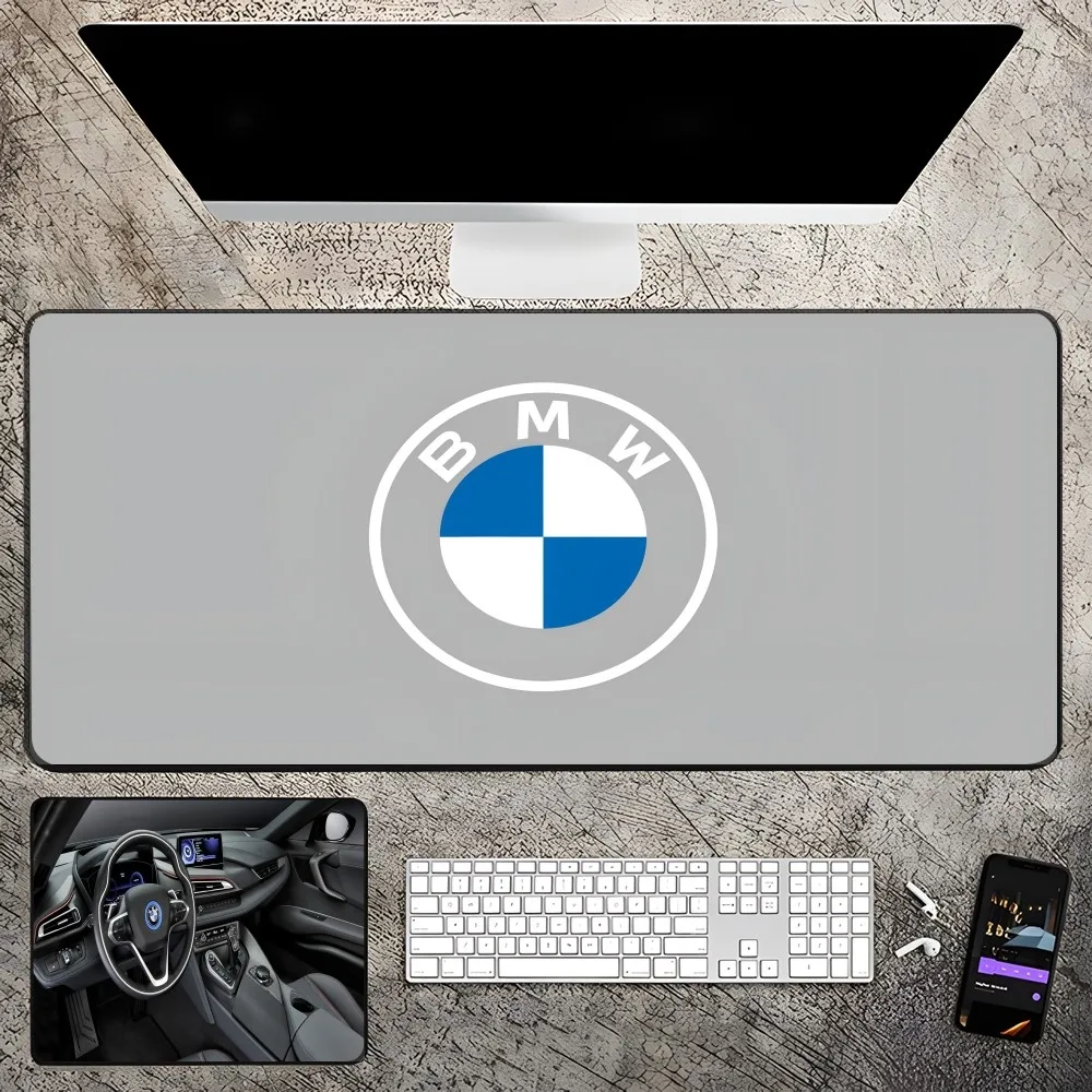 

Коврик для мыши B-Bmw, игровой коврик для мыши с резиновым замком, для настольного компьютера или ноутбука, синий, красный