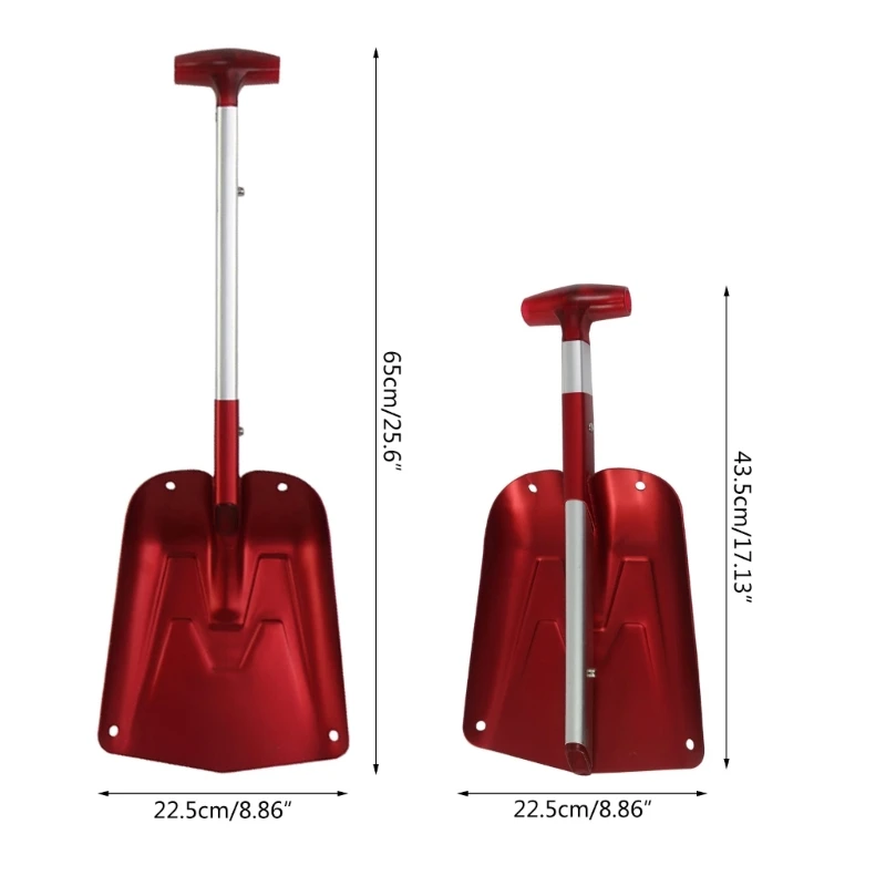 Aluminum Metal Snow Shovel for Driveway,Lightweight Emergency Car Snow Shovels Dropship 6
