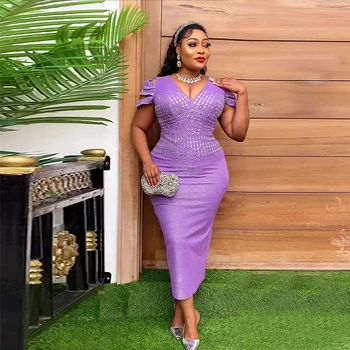 Tolu V-neck Stoned Dress