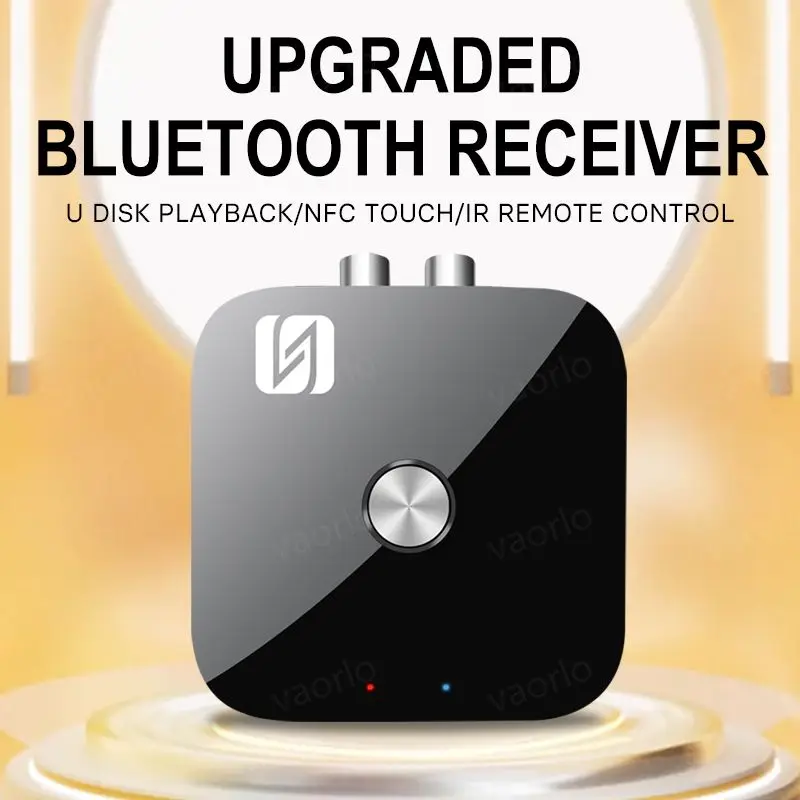 T68 Bluetooth 5.3 Audio Receiver NFC 3.5mm AUX RCA Stereo Wireless Adapter USB U-Disk HIFI Lossless Music For Car Kit Speaker bluetooth audio receiver,bluetooth transceiver adapter,bluetooth aux adaptor,bluetooth adapter,audio adapter