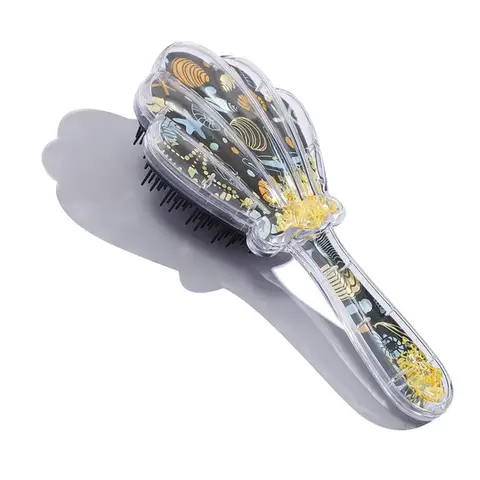 Comb Delicate Portable ABS Green-bottomed Starfish Air Cushion Comb for Home
