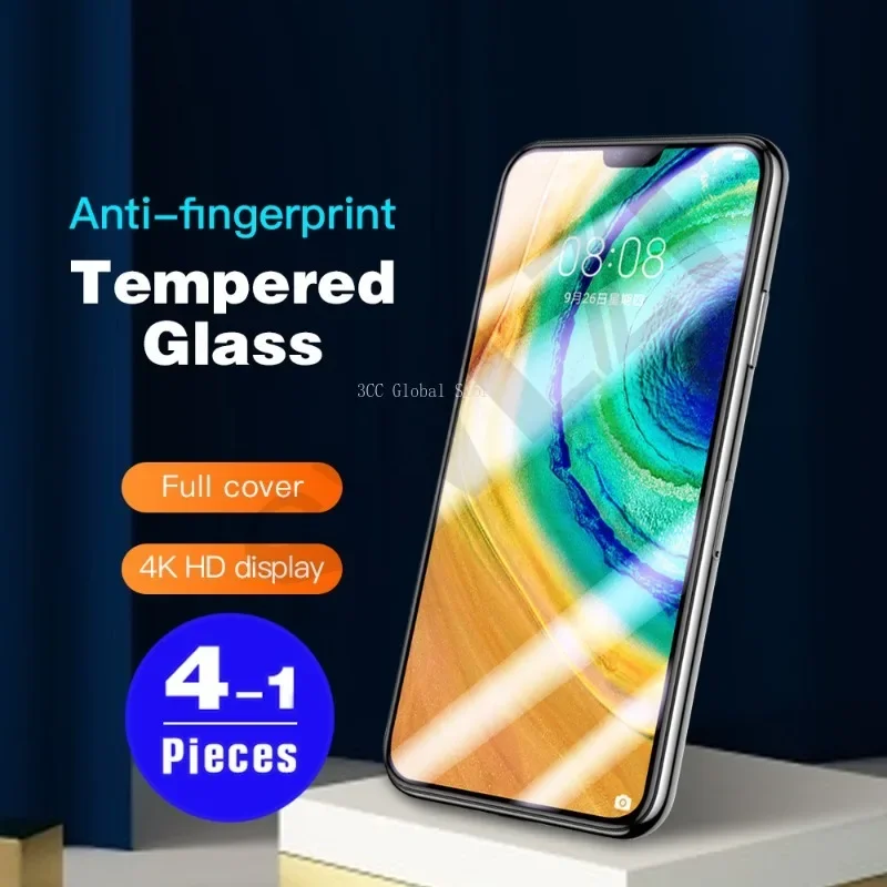 

4 шт. закаленное стекло для Huawei P20 P30 P40 lite E mate 20 30 30E pro plus 40 RS 40E 20X Защитная пленка для экрана телефона