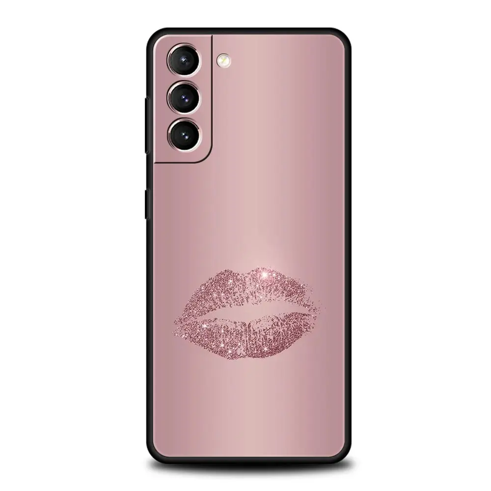 Elegant Rose Gold Art Phone Case - Stylish Soft Silicone Cover