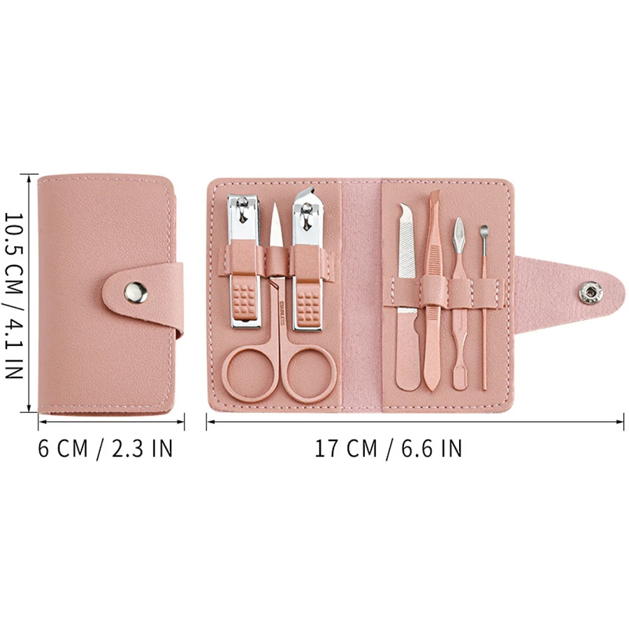 Nail Clipper Set Complete Set Of Household Nail Clippers Manicure And Beauty Tools Portable Clipper 7-piece nail clipper set