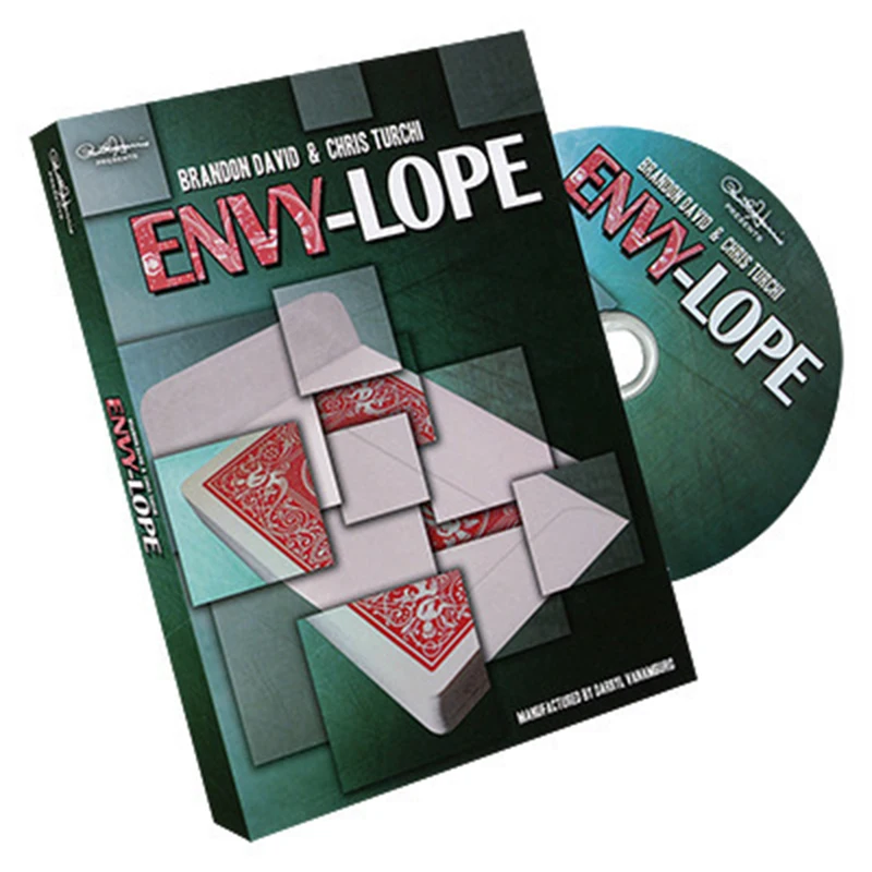 

Paul Harris Presents Envylope Magic Tricks By Brandon David And Chris Turchi(Gimmick And DVD) Close-Up Stage Magic Props Magic