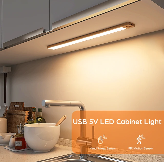 WILLED Lot De 4 éclairages D'armoire LED 3000 K Avec Détecteur De