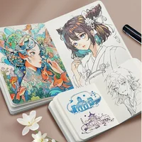 Книга для рисования, акварельная толстая бумага, карманный альбом для рисования, GSM, 230 г, маркер, акриловая бумага для рисования, товары для рукоделия — изображение 2