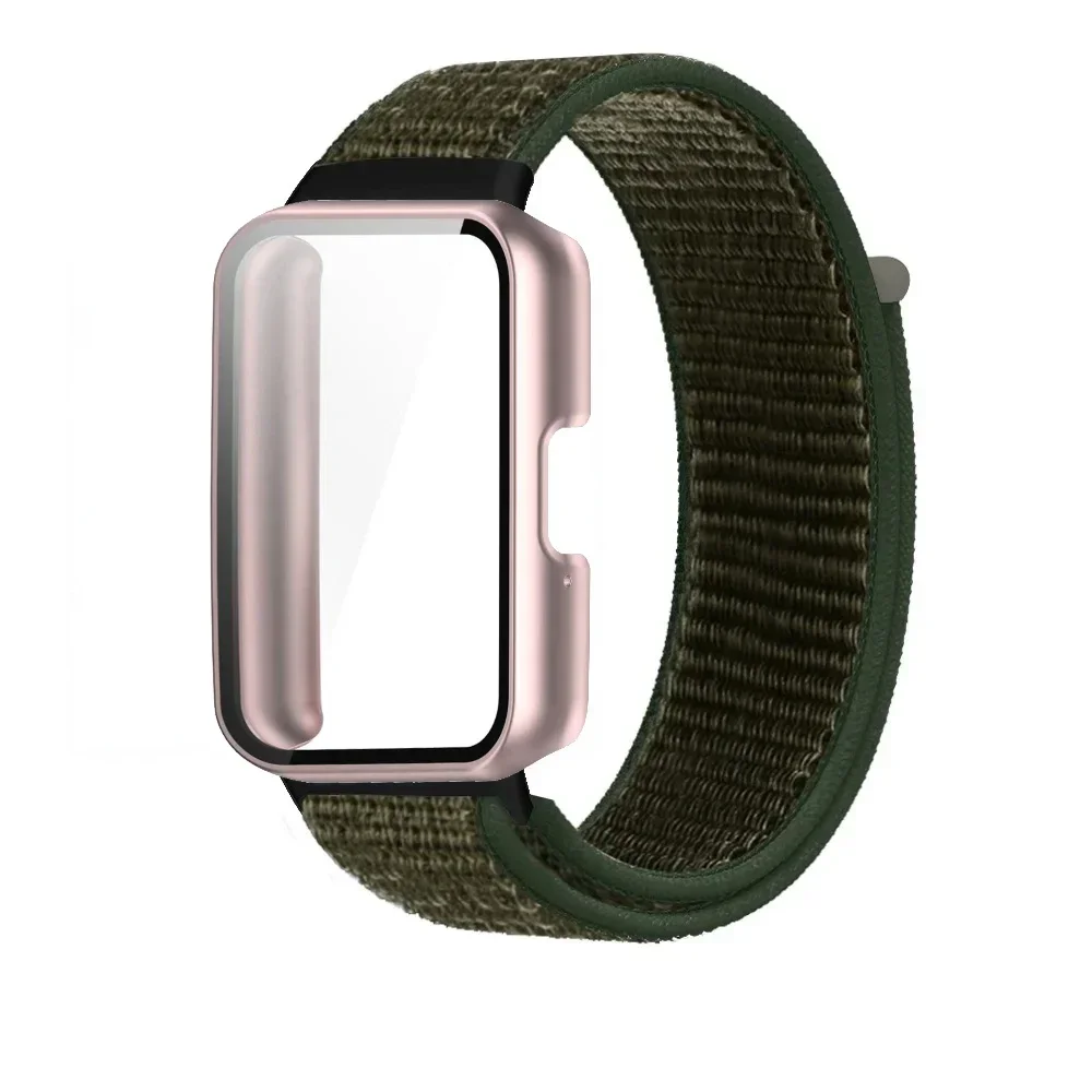 Premium Protector Case and Band Kit with Nylon Loop Strap and Glass Protective Shell
