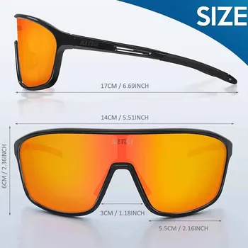 UV Protection Polarized Photochromic Cycling Glasses Windproof for Road MTB Biking Anti-Fog Sports Sunglasses Men Women 2