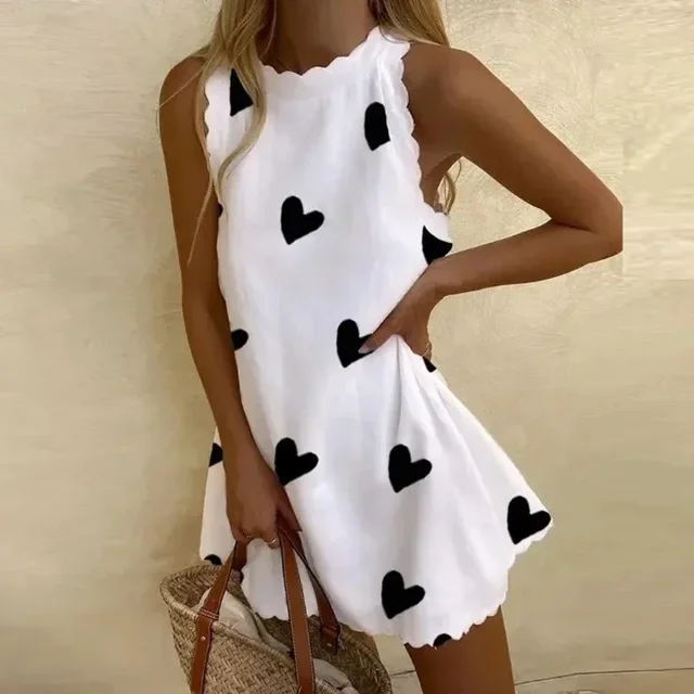 Women Summer Dress Loose Solid Sleeveless Party Mini Dresses For Women Elegant Loose Beach Party Female Dress Vestidos 2023 1