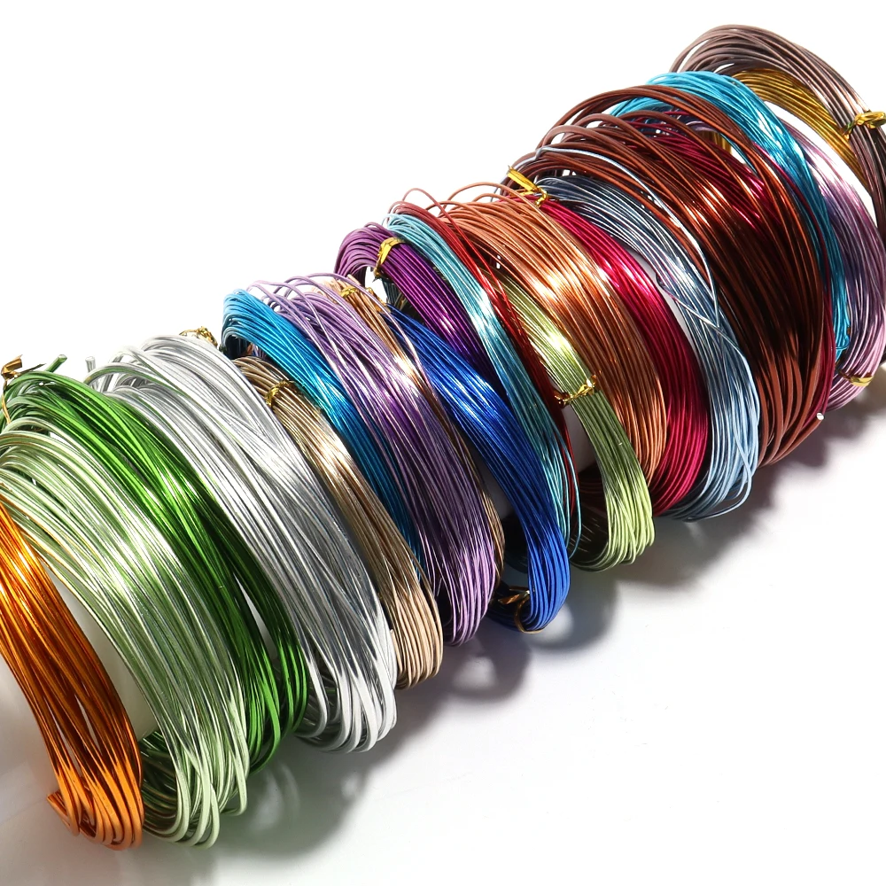 Vibrant Multicolor Aluminum Craft Wire for Jewelry Making & Accessories