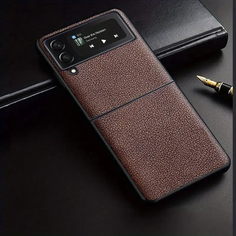 Lychee Texture Magnetic Leather Phone Case - Ultra Thin Shockproof Protector Cover