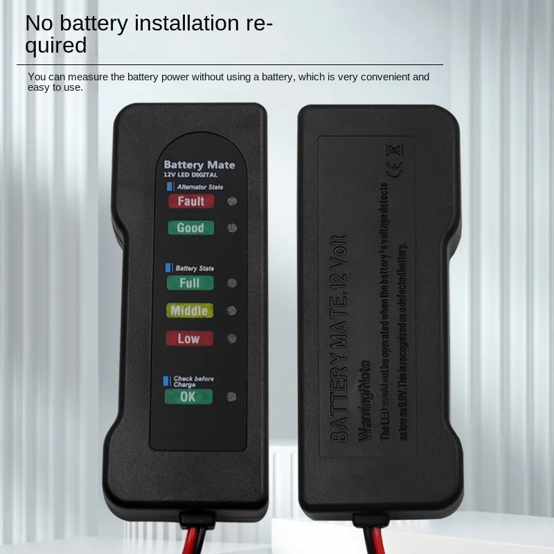 20pcs Bt-170 Battery Tester Battery Fault Detector Portable Automotive Start Tester