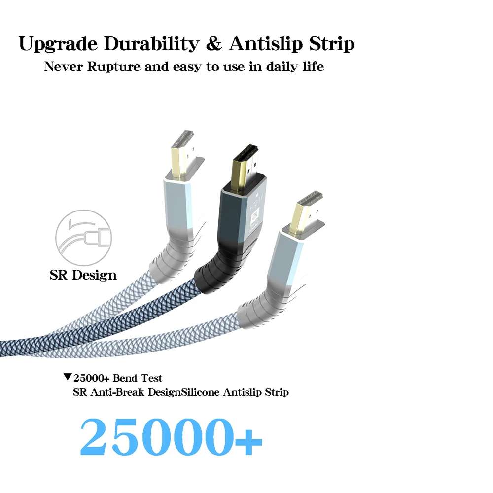 Hot-8K HDMI ȣȯ ̺, TV ڽ PS4 PS5 USB  ʰ  8K @ 60Hz HDMI ȣȯ 2.1 ̺ 48Gbps HD