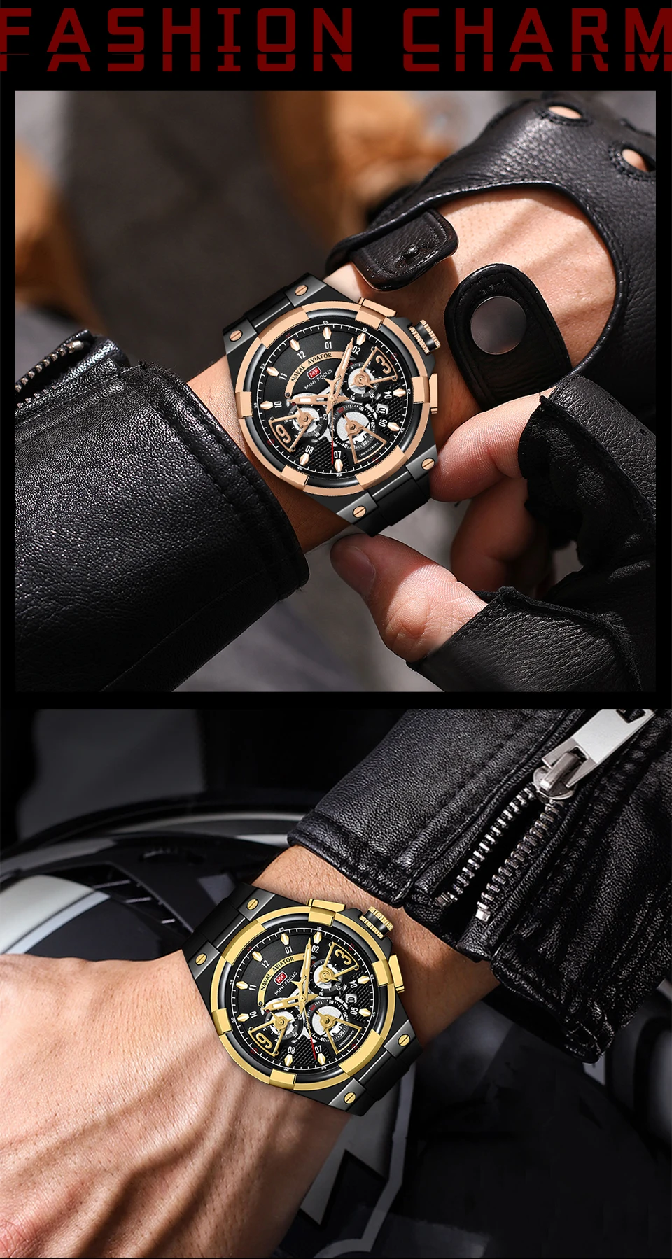 MINI FOCUS Quarzuhr für Herren, wasserdicht_voghion.com