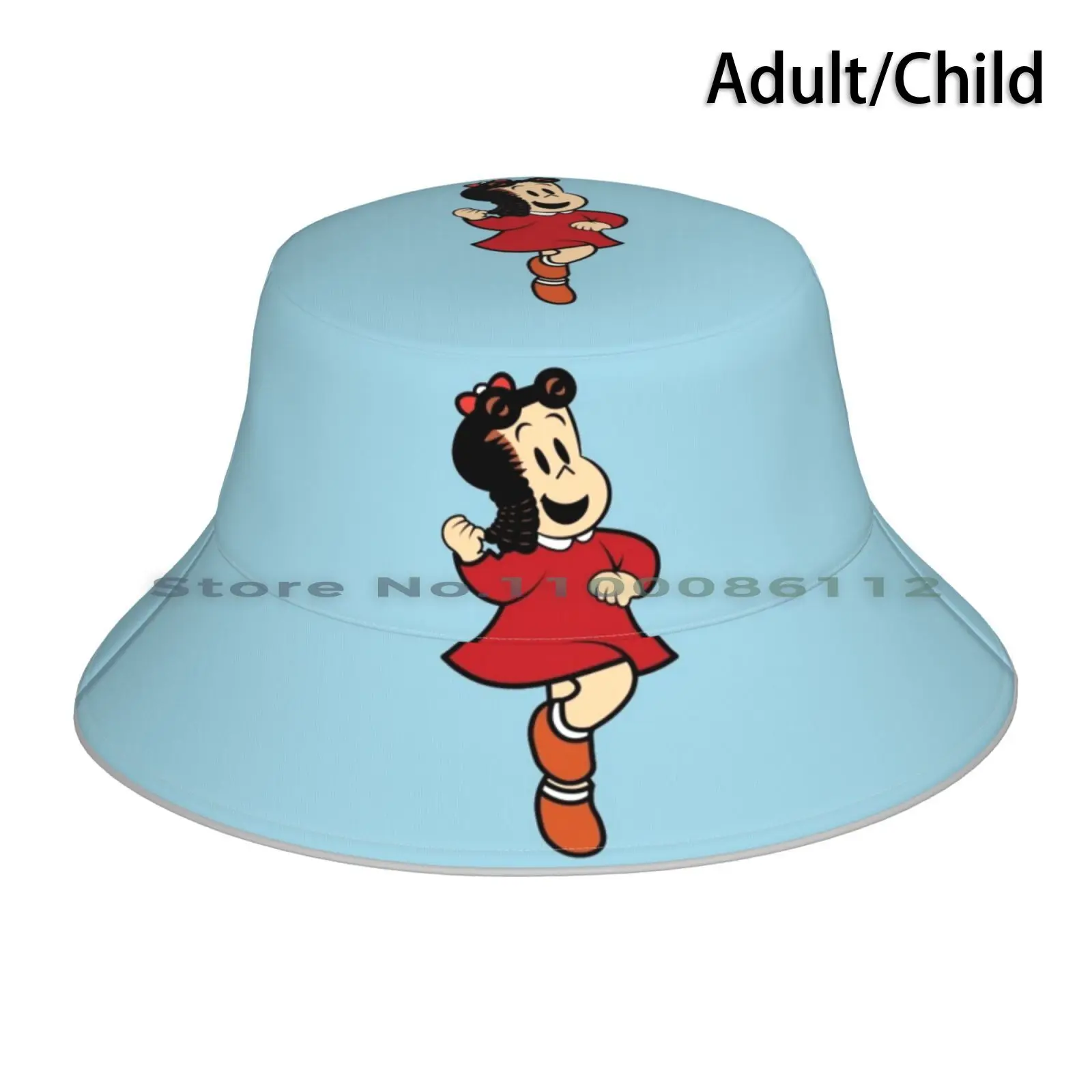 Little Lulu Retro Cartoon Bucket Hat Sun Cap Little Lulu Tubby Retro Cartoon Girl Cartoon Vitage Comic Retro Comics Anni '50 Fifties