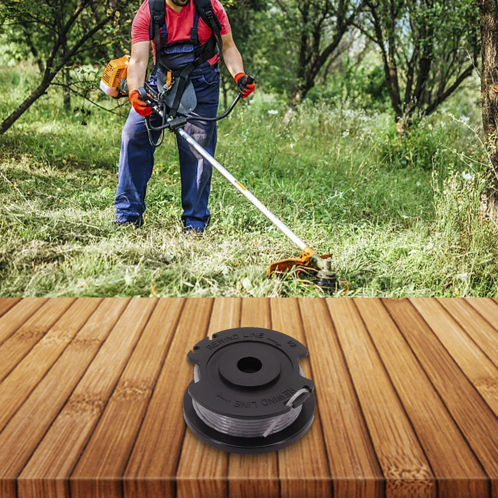 Line Spool Replacement For Grizzly Tools ART 2420 Lion Set Replacement For Cordless Trimmer Garden Tool Accessories
