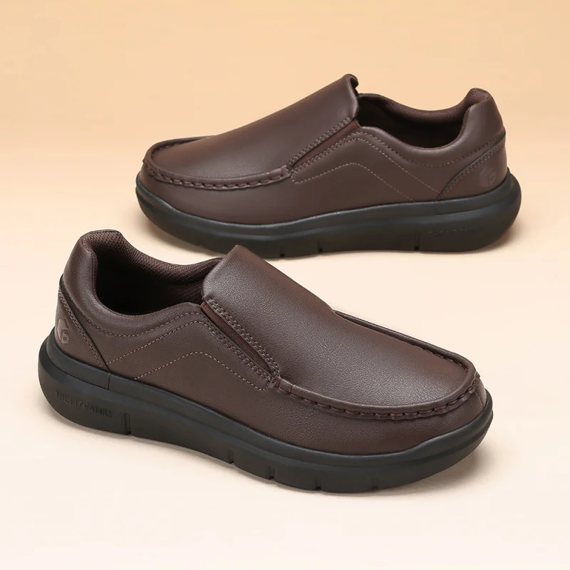 Men Lightweight Slip On Business Casual Shoes